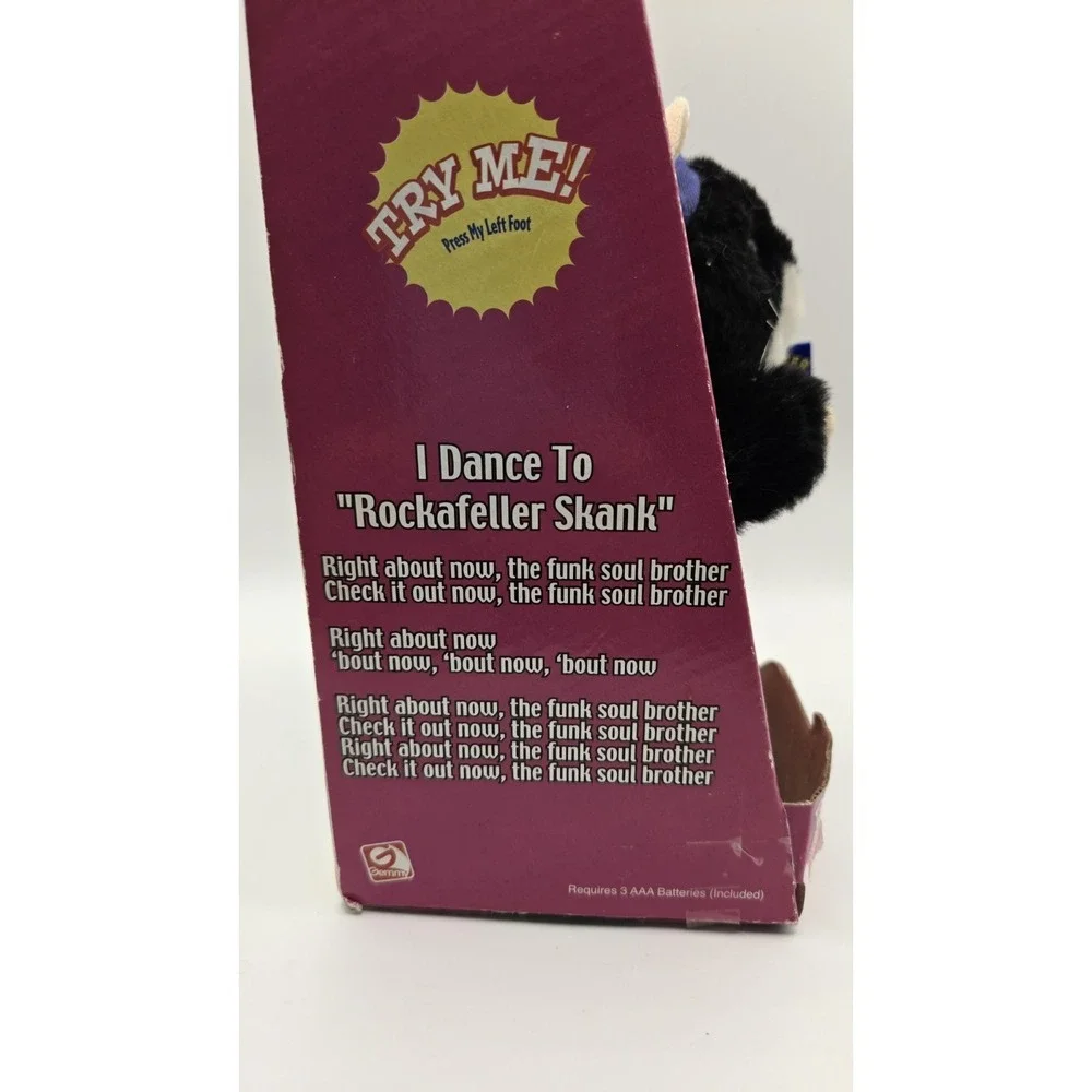 Vintage Gemmy Dancing Hamster Grand Master‎ Blaster 2001 Rockafeller Skank Toy
